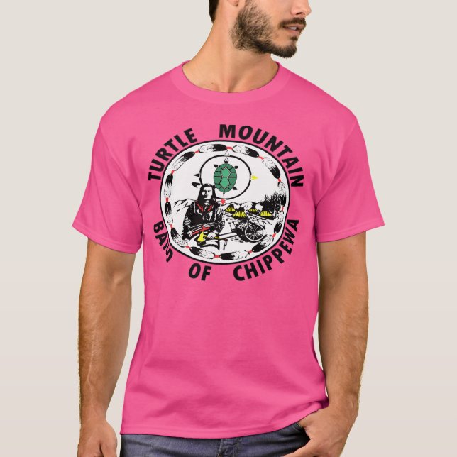 Camiseta Banda De Turtle Mountain De Chippewa (Frente)