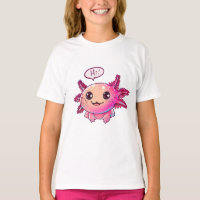Banda desenhada Axolotl em estilo cartoon