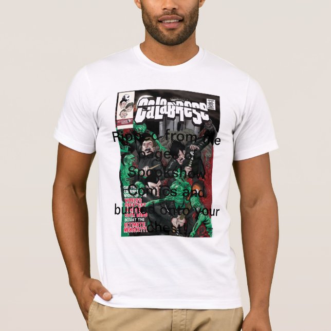 Camiseta Banda desenhada de Calabrese (Frente)