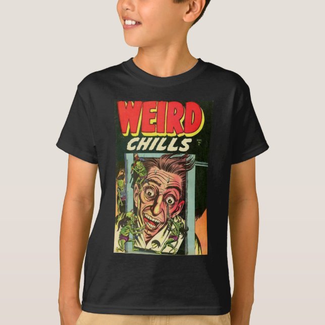 Camiseta Banda desenhada estranha dos frios (Frente)