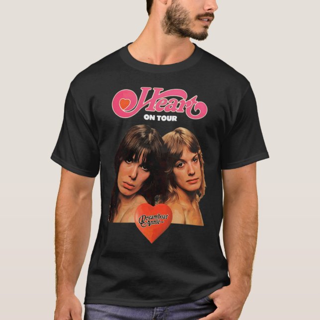 Camiseta Banda do coração Dreamboat Annie (Frente)