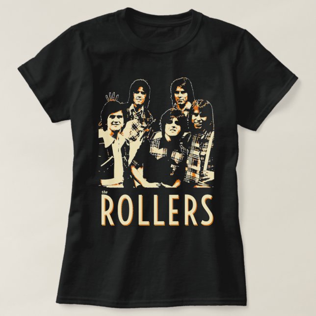 Camiseta Banda do Presente do Lover Rollers City Rollers Mu (Frente do Design)