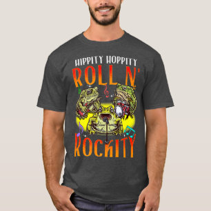 Camiseta Banda Engraçado Músico Tocando Tambores de Violão