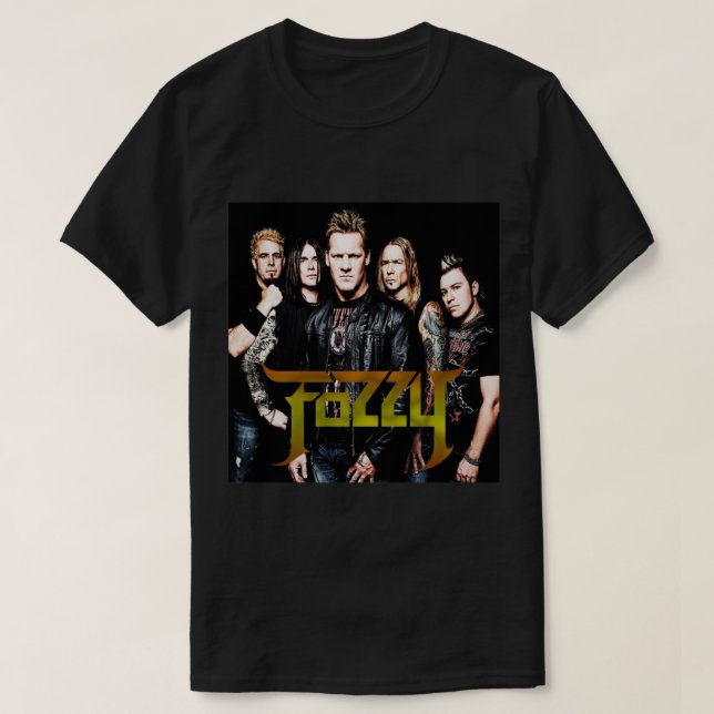 Camiseta Banda especial de rock Fozzy Banda Redeki Trending (Frente do Design)