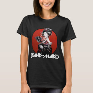 Camiseta Banda Essencial Maid Japão Banda de Metal