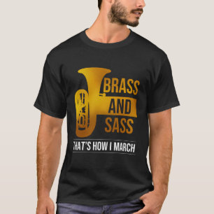 Camiseta Banda Euphonium Tuba Para Marcha De Sass E Sass