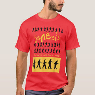 Camiseta Banda Genesis Rock Music ao Vivo no Concerto famíl
