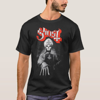 Camiseta Banda Ghost - Papa Emeritus - Fã de Rock Metal Ves