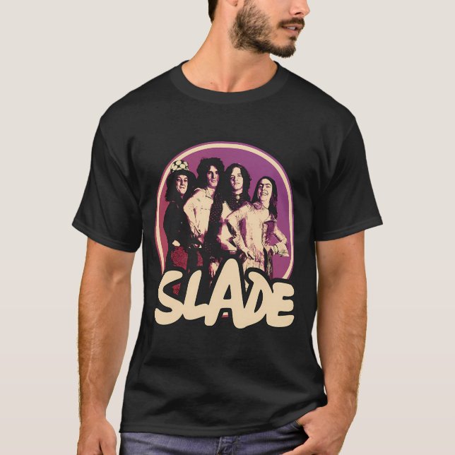 Camiseta Banda Glam Rock Slade (Frente)