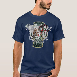Camiseta Banda "inchado" do tributo de Dio do logotipo