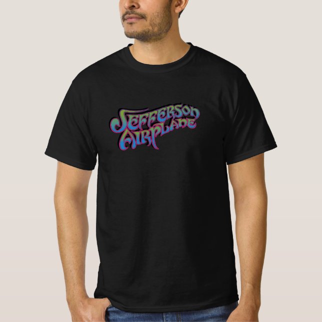 Camiseta banda Jefferson Airplane, mercadoria Jefferson Air (Frente)