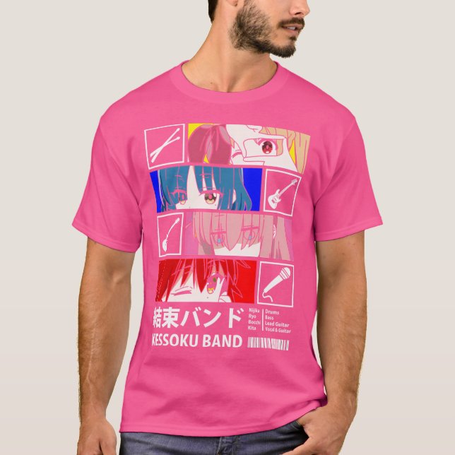 Camiseta Banda Kessoku (Frente)