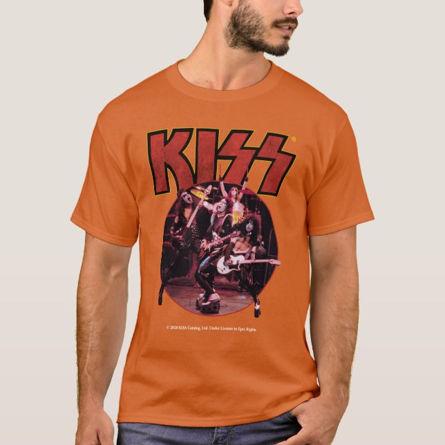 Camiseta Banda Kiss engraçada (Frente)