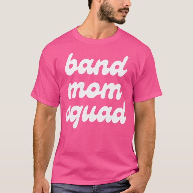 Camiseta Banda Mãe Esquadrão Marchando Banda Seção Musical (Frente)