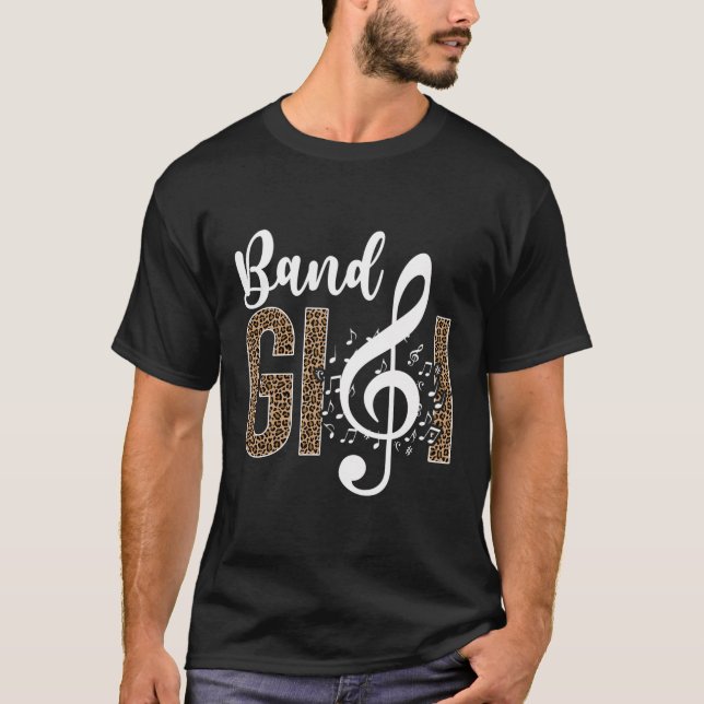 Camiseta Banda Marching Gigi Leopardo Marching Banda Gigi G (Frente)