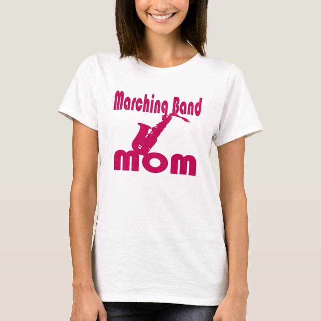 Camiseta Banda Marching Mãe Saxofone (Frente)