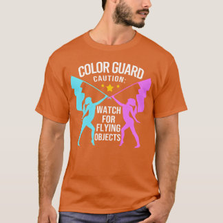 Camiseta Banda Marcial de Guarda de Cor Marchando Cuidado c