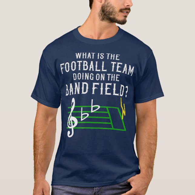Camiseta Banda Marcial O Que A Equipe De Futebol Está Fazen (Frente)