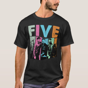 Camiseta banda masculina five