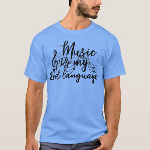 Camiseta Banda Member Rock Music É Minha Língua De Segundo