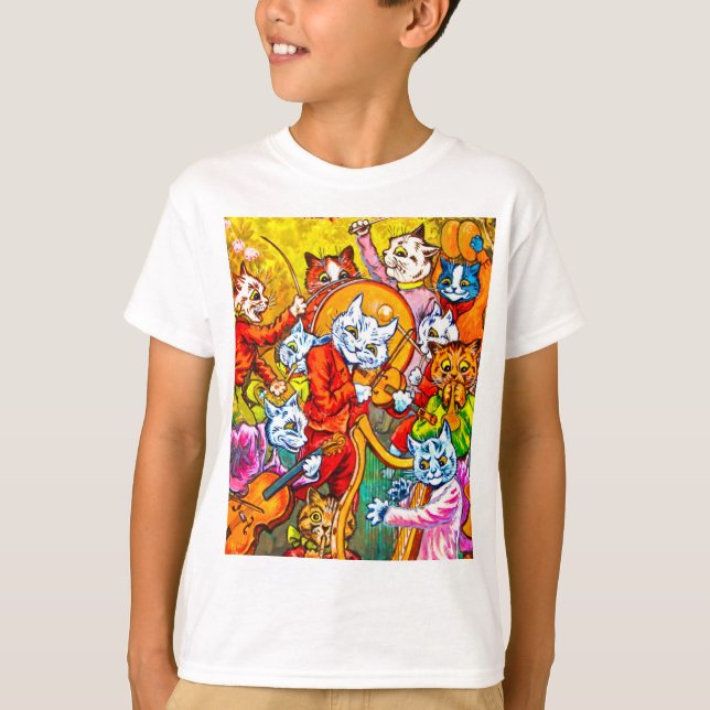 Camiseta Banda Musical de Gatos (Frente)