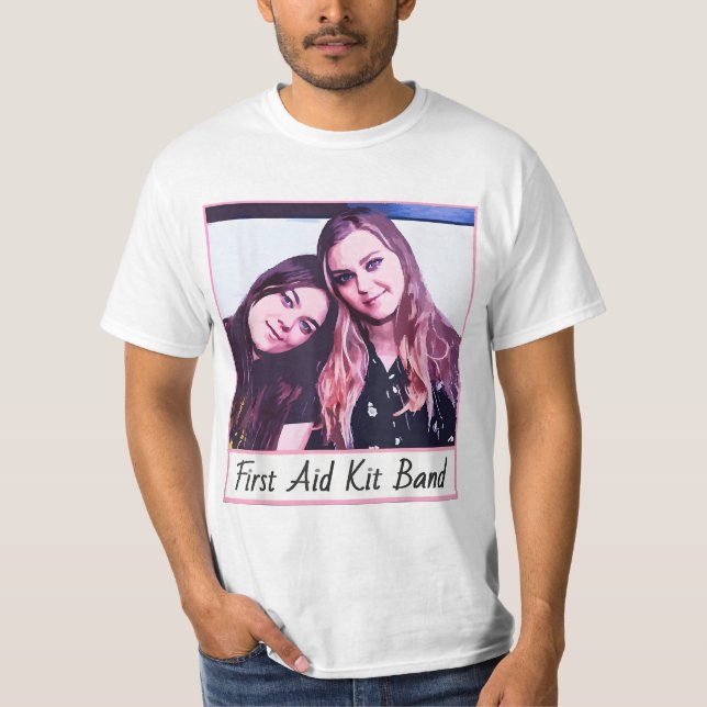 Camiseta banda musical de kit de primeiros socorros (Frente)