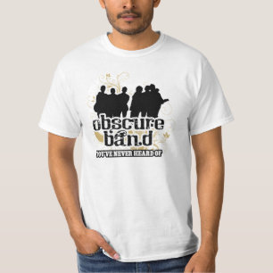 Camiseta Banda obscura você nunca ouviu o t-shirt