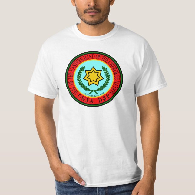 Camiseta Banda oriental do selo Cherokee (Frente)