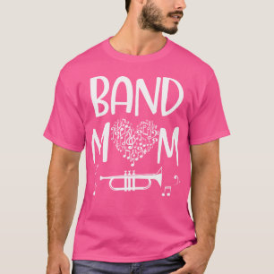 Camiseta Banda-Pai do Jogador de Trompete Ordenado Mãe Dand