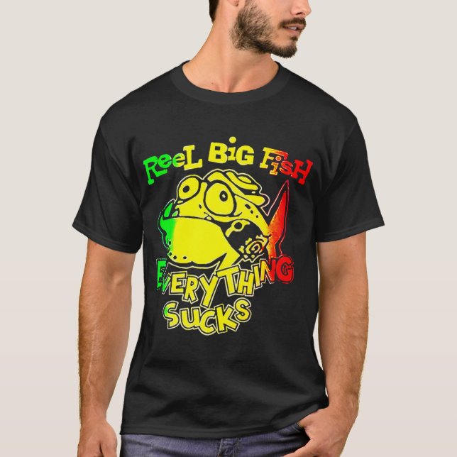 Camiseta Banda Reel Big Fish Everything Sucks (Frente)