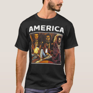 Camiseta Banda Rock Americano