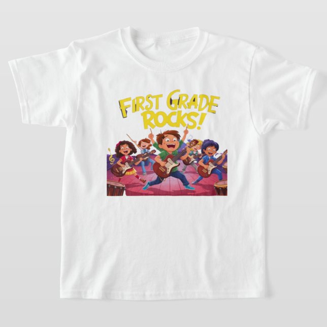 Camiseta banda rock de volta à escola (Postura )