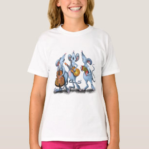 Camiseta Banda Romântica Engraçada do Mouse - Cartoon - D