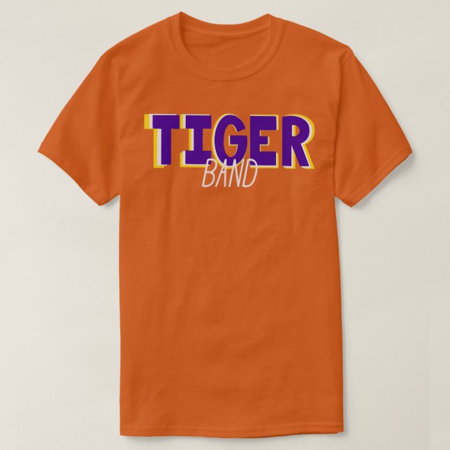 Camiseta Banda Tiger (Frente do Design)