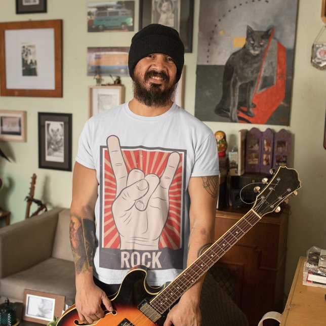 Camiseta Banda Vintage Rock (Retro vintage style rock music band)
