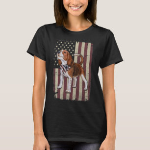 Camiseta Bandana da Bandeira Americana Beagle Patriótica 4