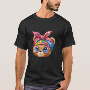 Camiseta Bandana do Urso de Pelúcia Autismo Conscientização