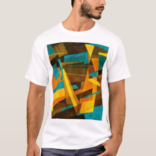 Camiseta Bandas Abstrato coloridas: Textura de pintura