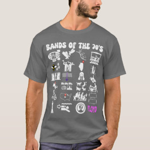 Camiseta Bandas de Pop Rock icônicas, nerds e engraçadas do