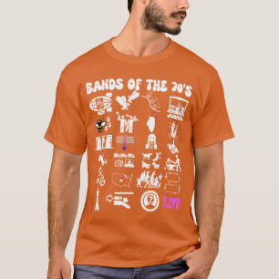 Camiseta Bandas de Pop Rock Icônicas, Nerdy e Divertidas do
