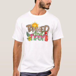 Camiseta Bandas e Tipsy   Design de festas de verão diverti