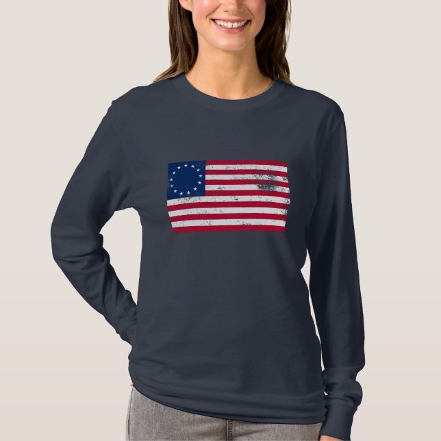 Camiseta Bandeira 1776 dos E.U. (Frente)