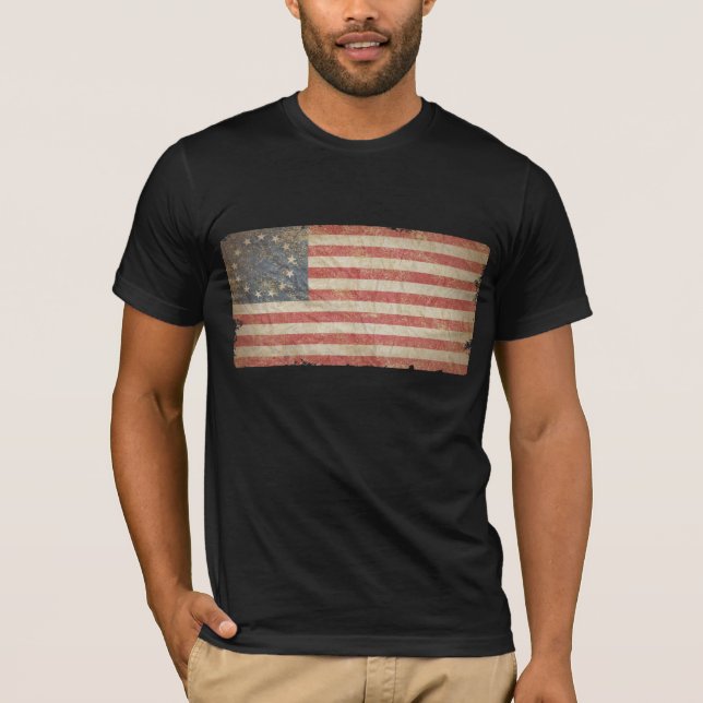 Camiseta Bandeira 1776 dos E.U. (Frente)
