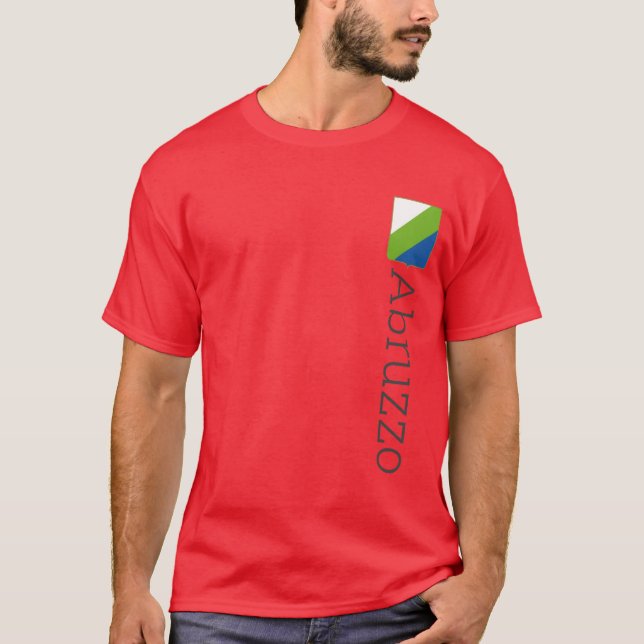 Camiseta Bandeira Abruzzo (Itália) (Frente)