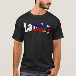 Camiseta Bandeira Acadiana de Louisiana Landry Cajun Pride