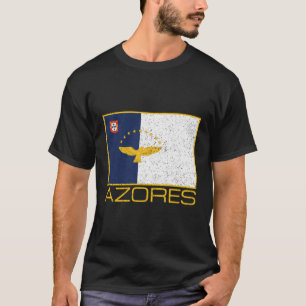 Camiseta Bandeira Açores Macaronésia Orgulho Azoreano