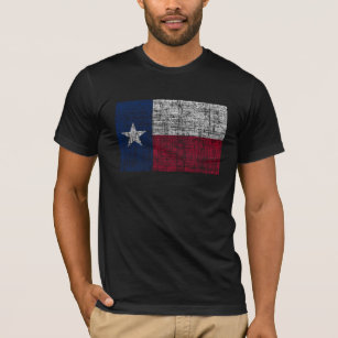 Camiseta Bandeira afligida de Texas