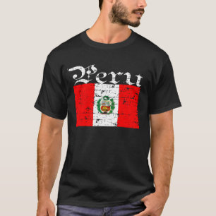 Camiseta Bandeira afligida Peruvian