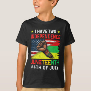Camiseta Bandeira Afro-Americana Negra Juneteenth 1865 EUA