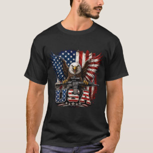 Camiseta Bandeira Águia 4 de Julho